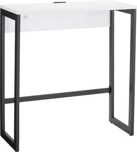 リスムハイデスクＷ１０００　黒脚　ホワイト