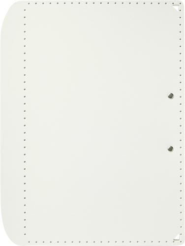 Ａ４サイズにおりたためるＡ３クリップボード白　３冊