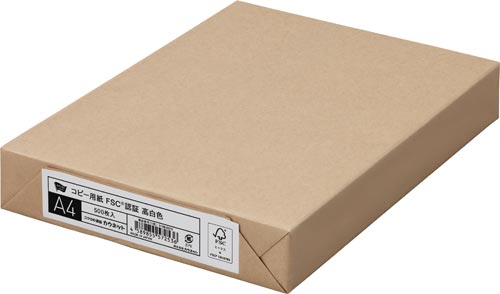 ＦＳＣ（Ｒ）認証　コピー用紙　高白色　Ａ４　１冊