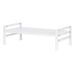 机上台　高さ調節付き　ホワイト