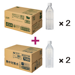 熱中対策水ラベルレス　レモン・日向夏４ＣＳ