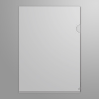 ペーパーホルダー半透明　L字型