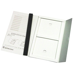 ｴｺﾒﾃﾞｨｱﾌｧｲﾙ ｽﾘﾑ A4ｼﾛ 5冊