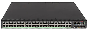 H3C S5590-48P6XC-EI L3 Ethernet Switch with 48*10/100/1000BASE-T PoE+ Ports、6*1G/10G BASE-X SFP Plus Ports、and 1*Slot、Without Power Supplies