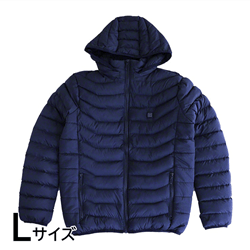 電熱ベスト すぐぬっく ジャケット ネイビー Lサイズ