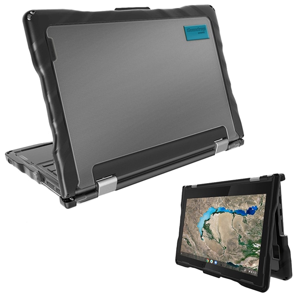 DropTech 耐衝撃ハードケース Lenovo Chromebook 300e / NEC Chromebook Y1 Gen2 タブレットモード対応