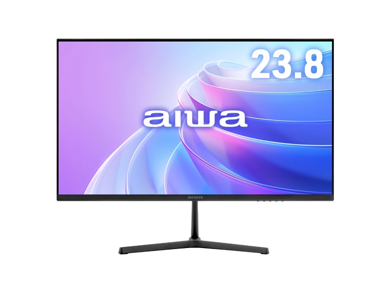 aiwa display B24-3 23.8インチFHDモニター 23.8型/1920×1080/HDMI、VGA/ブラック/スピーカー：なし
