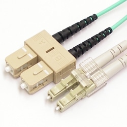 OM3光ファイバーケーブル DLC/DSC マルチモード 50/125μm 15m