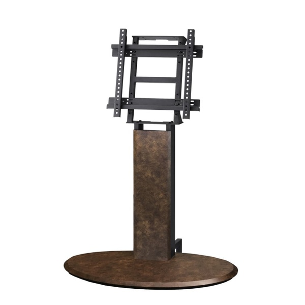 木製デジタルサイネージスタンド エリプス ELP11 レザームード 背面収納スペースあり ディスプレイ取付金具付 ディスプレイ推奨サイズ 32型～65型