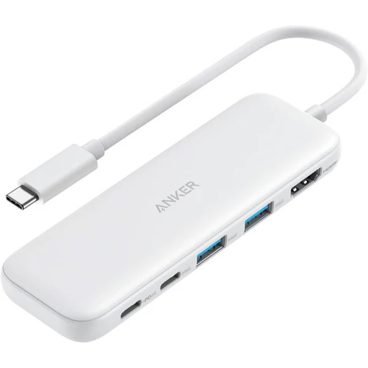 Anker 332 USB-C ハブ (5-in-1) ホワイト