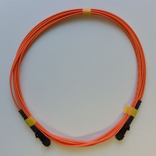 マルチモード光パッチコード GI62.5 2芯メガネ MTRJ(M)-MTRJ(F) 3m 橙色