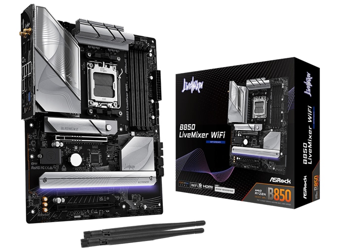 マザーボード B850 LiveMixer WiFi