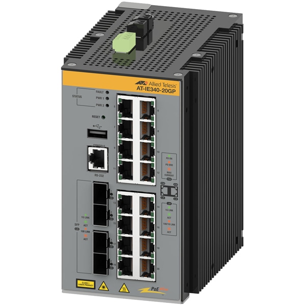 AT-IE340-20GP-Z7 PoEスイッチ