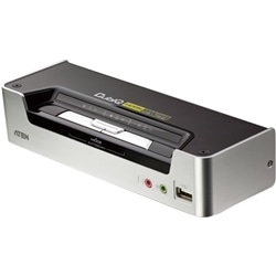 HDMI対応 2ポートKVMPスイッチ USB2.0ハブ搭載