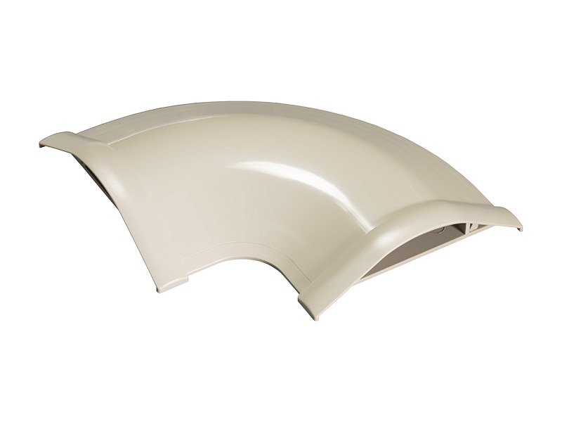 床用モール 曲がり両面テープ付 幅75mm用 ベージュ