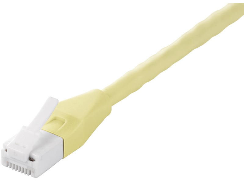 ツメの折れないCat6 LANケーブル 10m ライトイエロー