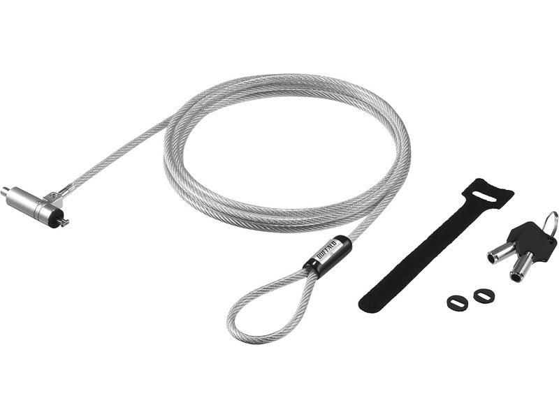 シリンダー錠タイプワイヤーロック Nanoスロット対応 統一キー仕様