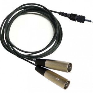 330UPR用出力ケーブル(φ3.5ST-XLR×2 オス 75cm)