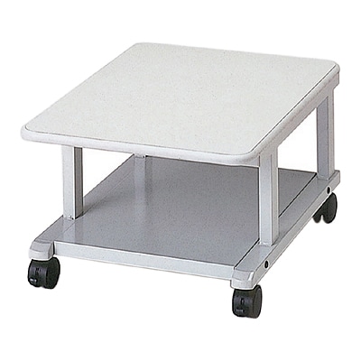 プリンタラック W450×D600×H300 ホワイトグレー