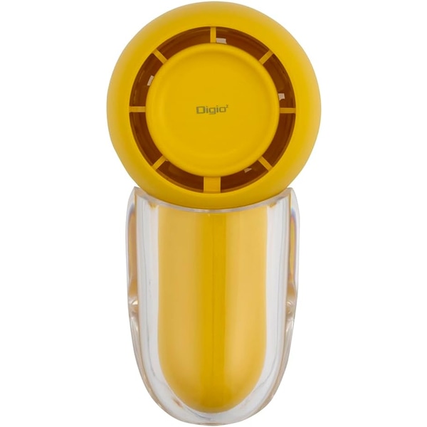 USB扇風機 USB充電式 ハンディファン イエロー