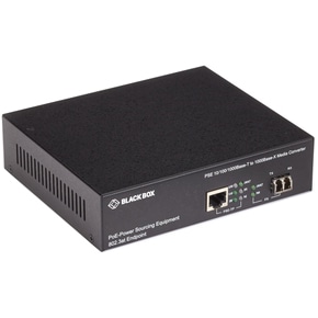 ギガビットメディアコンバータ PoE マルチモード 850 LC 電源内蔵