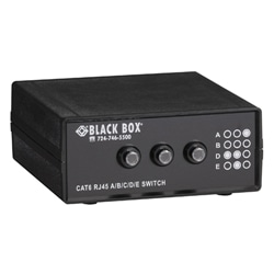 10G対応CAT6 ABCDEスイッチ