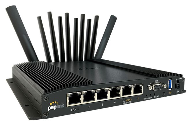 MAX BR2 Pro/5G・LTE同時3回線通信接続 Peplinkマルチ回線ルーター