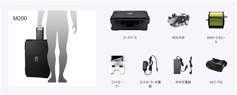 FIFISH V6 EXPERT 200M SET(ハードケース)_M200 1個口