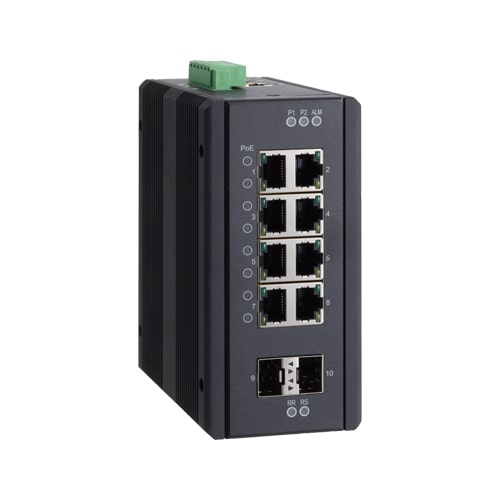 PoE対応 産業用マネージドスイッチングHUB ギガビット 10ポート