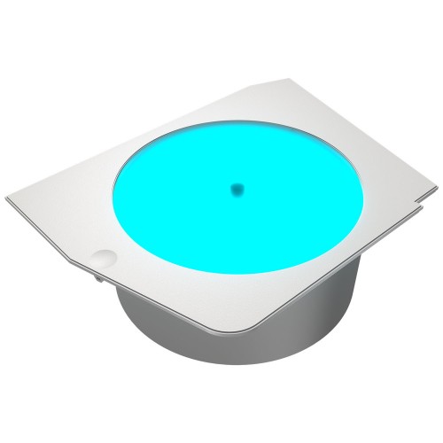 FV270 LUMINOUS ROTATING PLATFORM White/PCケース「FV270」「FV270 RGB」専用のARGB対応回転台/ボトムファンと交換してケース内にフィギュアなどを飾ることが可能