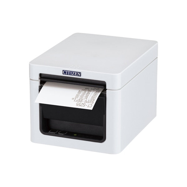 コンパクトラインサーマルプリンター（XML対応、印刷速度300mm/秒、用紙幅58/80mm、有線LAN＋無線LAN＋USBホスト（1ポート）I/F、ホワイト）