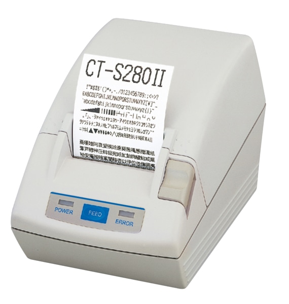 ラインサーマルプリンタ パラレルI/F、本体カラー（白）