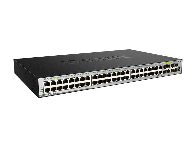 10/100/1000BASE-T×48ポート スタッカブル Managed L3スイッチ （10G SFP+×4、SFP combo 4） MPLSイメージ（MI）