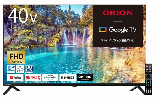 ORION 40V型 フルハイビジョン スマートテレビ