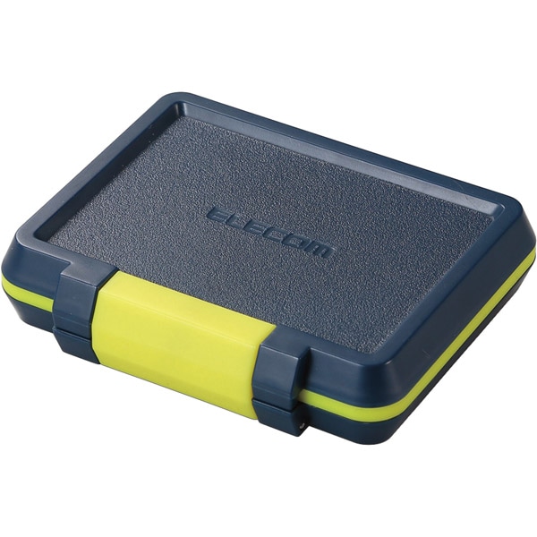 メモリカードケース/ハード/SD8枚+microSD8枚収納/ネイビー