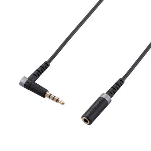 マイク対応オーディオ延長ケーブル/高耐久/3m/ブラック