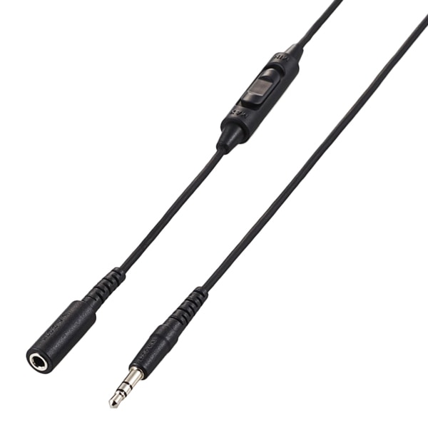 テレビ用ヘッドホン延長ケーブル/高耐久/5m/ブラック