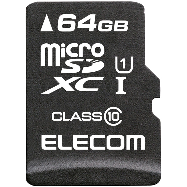 microSDXCカード/データ復旧サービス付/Class10/64GB