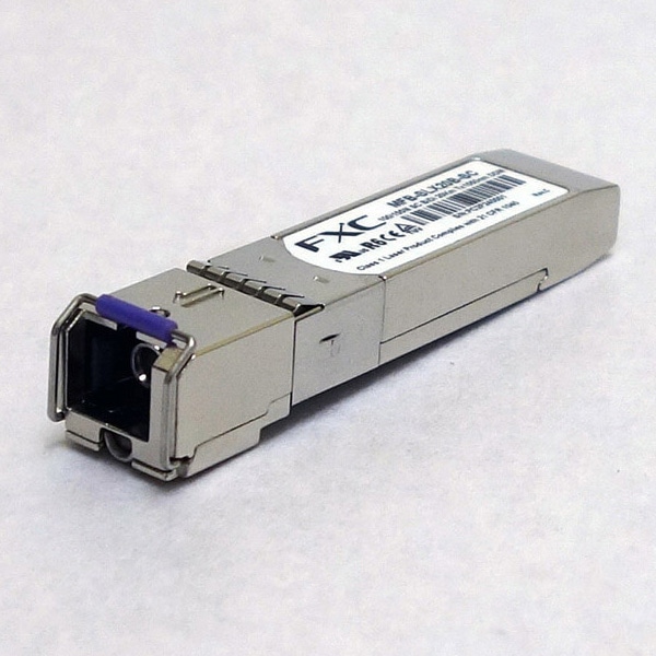 100BASE-FX SMF SC 1芯(20km/TX1550nm) SFP モジュール + 同製品SB5バンドル