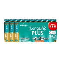 富士通 アルカリ乾電池 単4形 1.5V LR03F LongLife PLUS/10個パック