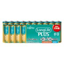 富士通 アルカリ乾電池 単3形 1.5V LR6F LongLife PLUS/10個パック