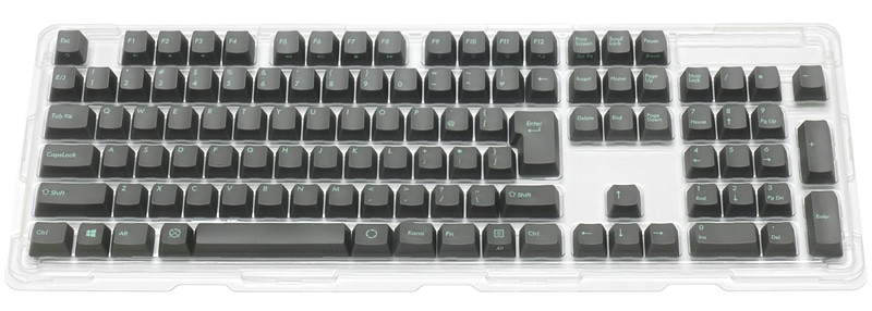 PBT2色成形 Keycap set スカイグレー 108キー 日本語配列