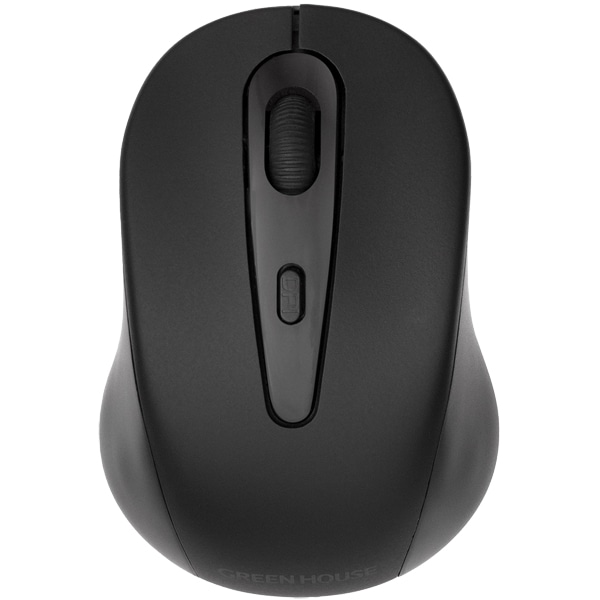 無線マウス 2.4GHz 静音 光学式 ブラック