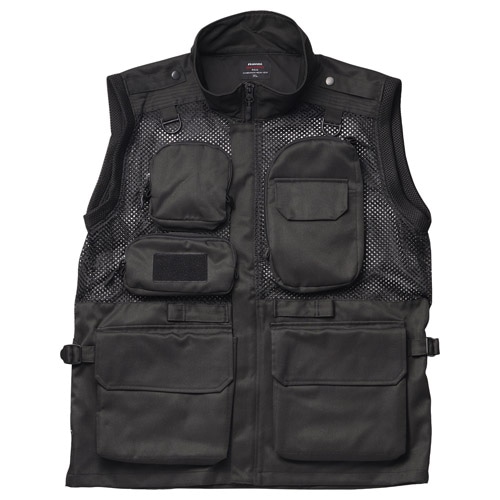 GW-PRO RED カメラマンメッシュベスト XL ブラック