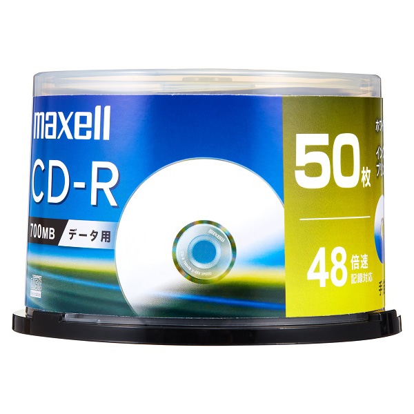 データ用CD-R 700MB 48倍速対応 50枚スピンドルケース