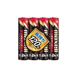 単4形アルカリ乾電池 4個シュリンク