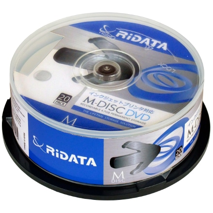 RiDATA M-DISC DVD 4.7GB 4倍速 20枚パック