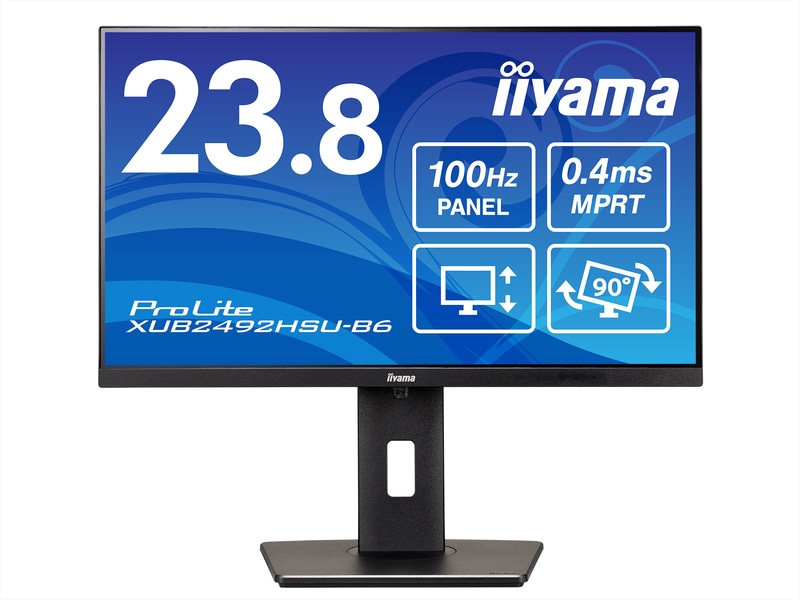 液晶ディスプレイ 23.8型/1920×1080/HDMI、DisplayPort/ブラック/スピーカー：あり/IPS方式/昇降/回転
