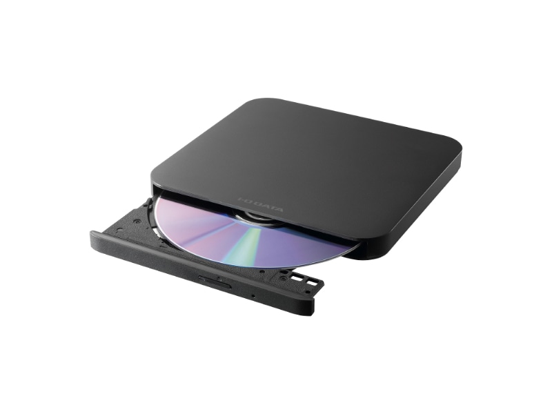 保存ソフト付きポータブルDVDドライブ ブラック