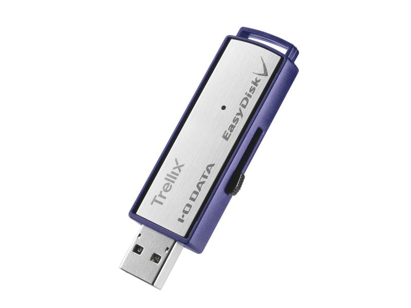 USB 5Gbps（USB3.2 Gen1）対応 Trellix製アンチウイルスエンジン搭載セキュリティUSBメモリー 8GB 1年版